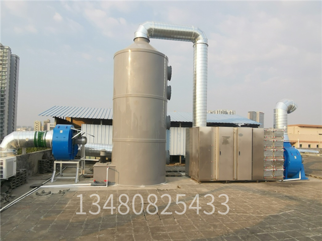 噴淋+UV光解活性碳廢氣處理設(shè)備