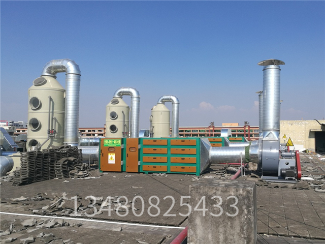 噴淋+UV光解活性碳廢氣處理一體機(jī)